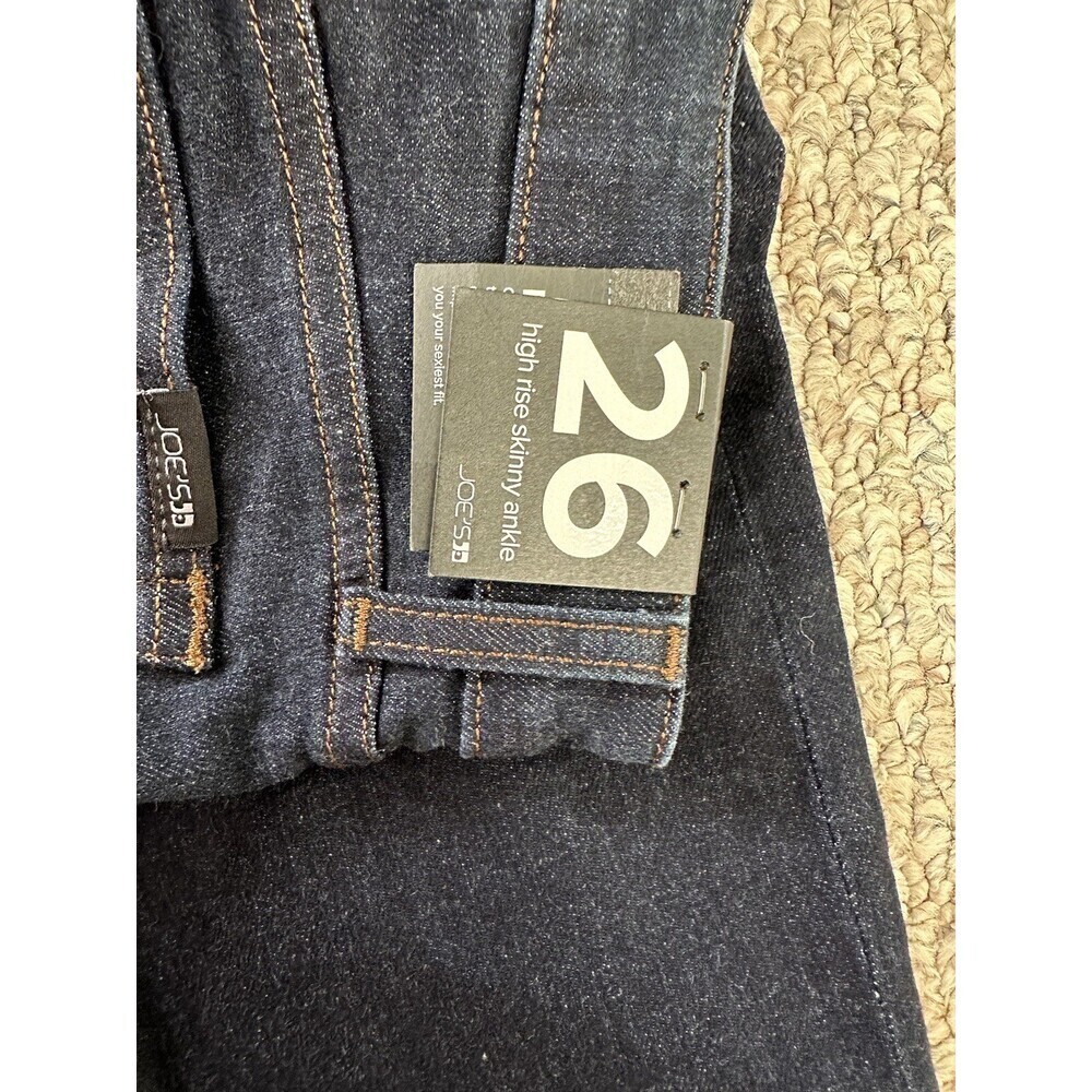 Joe's Women's Flawless High Rise Skinny Ankle Jeans In Vancouver Wash Dark 26 W - Picture 8 of 8